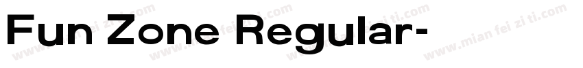 Fun Zone Regular字体转换